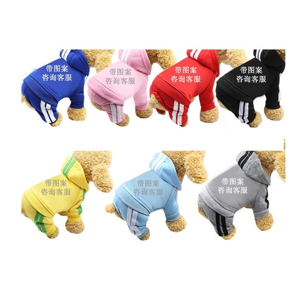 

selling pet four legged cloth sweater autumn winter fleece dog printing