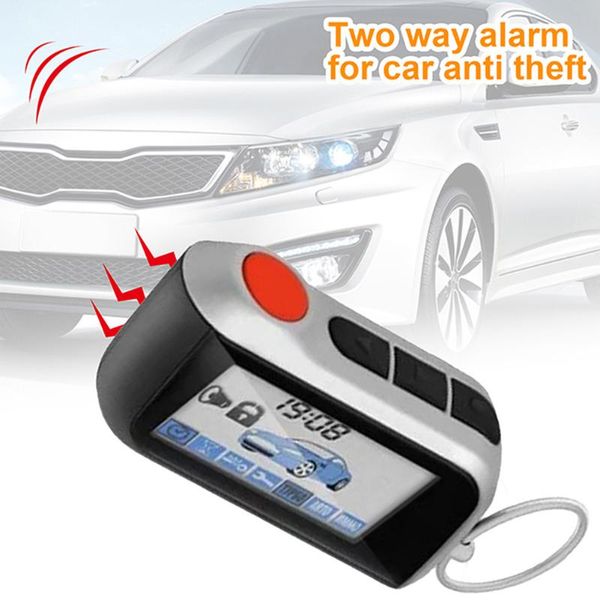 

alarm & security a93 vehicle engine start keychain lcd remote controller encryption anti-decryption anti-theft two way car system
