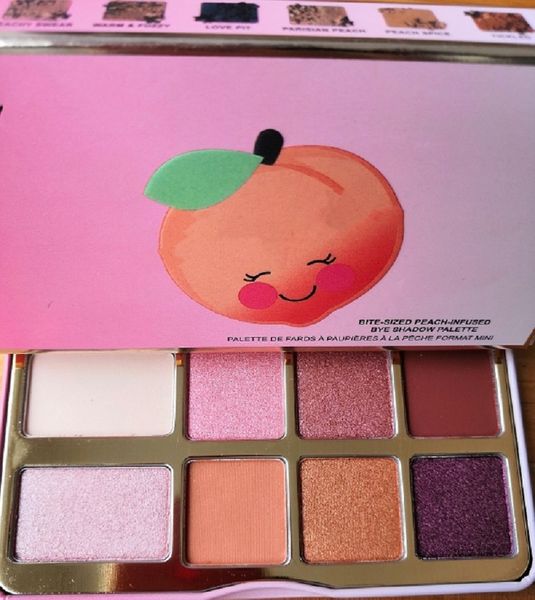 trucco Faced Sugar Cookie o Tickled Peach Mini Eyeshadow Make Up Holiday Chirstmas tavolozza di ombretti a 8 colori