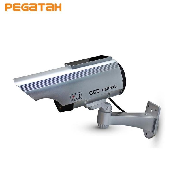 

cameras solar power dummy cctv camera fake monitor waterproof outdoor surveillance