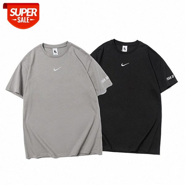 

fear of god fog joint embroidery casual men's and women's same short-sleeved t-shirt #jr0o, White;black