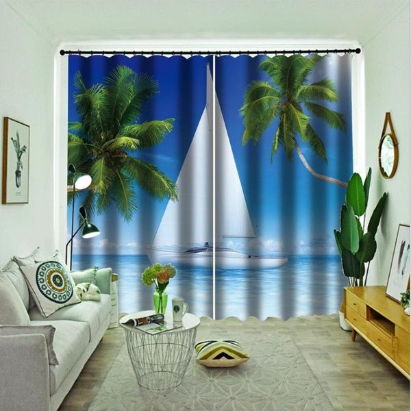 

curtain & drapes modern living room coconut tree curtains for bedroom boat decor windo kids cortinas