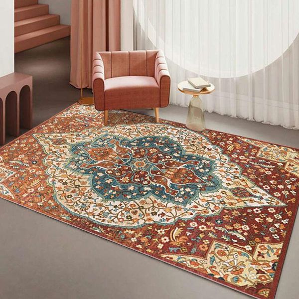 

carpets american retro carpet for living room european ethnic style sofa coffee table mat vintage bedroom bedside rugs and
