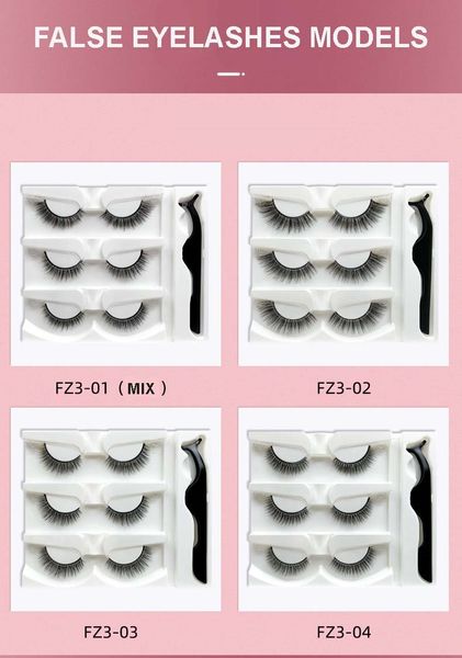 

hand made natural glue-false eyelashes soft & vivid comfortable to wear reusable 3d self-adhesive fake lashes makeup for eyes with tweezer 4