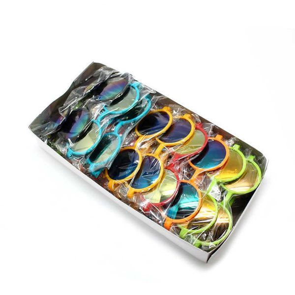 

new children sunglasses fashion anti ultraviolet cartoon glasses, Blue