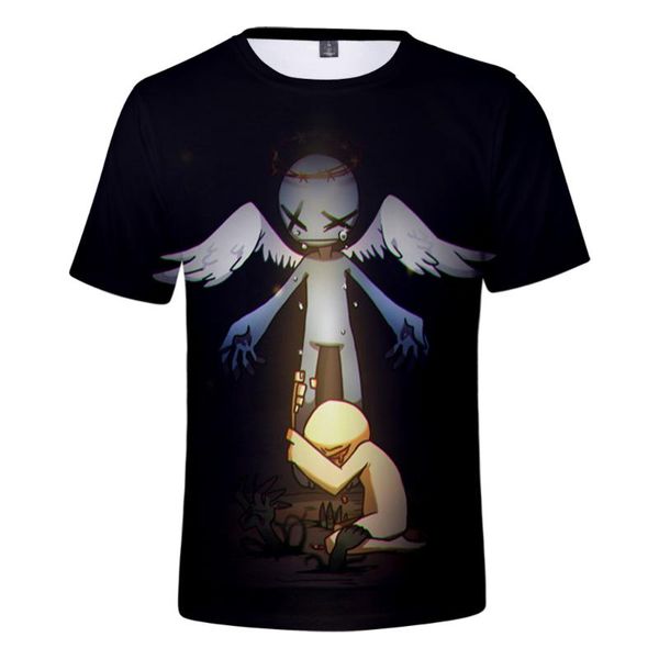 

men's t-shirts 2021 coats the binding of isaac 3d tshirt summer preppy men/women street clothes t-shirt style youthful innovation, White;black