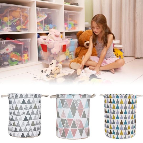 

laundry hamper for home supplies children toy basket foldable clothing bathroom parts clothes storage bag bags