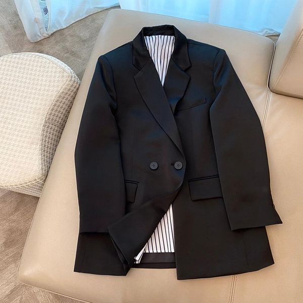 

women's suits & blazers spring autumn fashion elegant and jackets work office lady suit 2021 brand designer slim single-breasted blazer, White;black