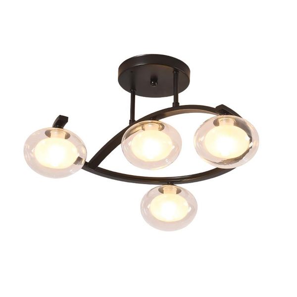 

ceiling lights nordic led light living room lamp creative bedroom gold magic bean glass lamps for