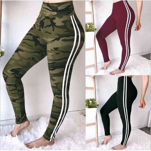 

spring warm russian style camouflage printing leggings punk women legging stretchy trousers casual pants womens leggings, Black