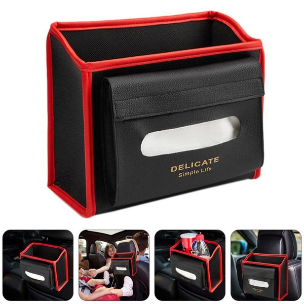 

car organizer 1pc hanging box chic fine nice safe holder trash bin