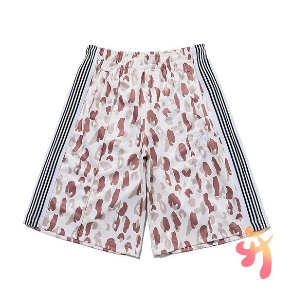 

men's shorts oversize awge needles butterfly embroidery striped ribbon pants women's casual sports, White;black