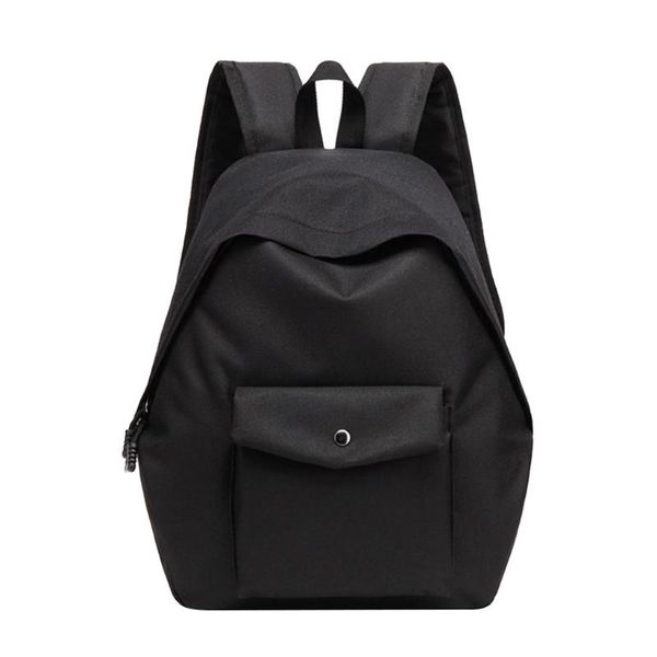 

backpack 2021 large capacity solid color waterproof nylon casual school bag travel business lady 0227