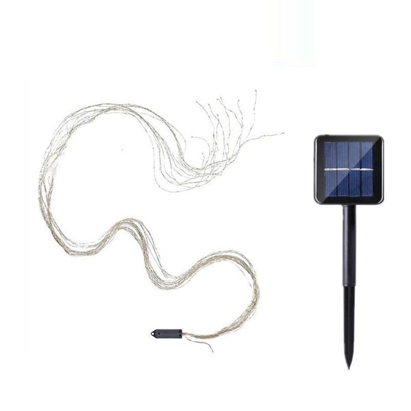 

strings 200led outdoor solor light branch garden decor led copper wire tree vine lightsstrings horsetail waterfall