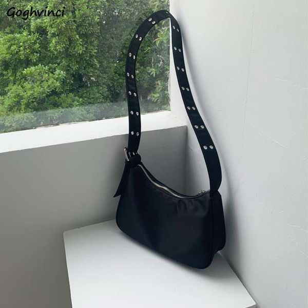 

evening bags buckle hip- shoulder women nylon cross body couples street flap bag vintage cool black handbags chic harajuku underarm
