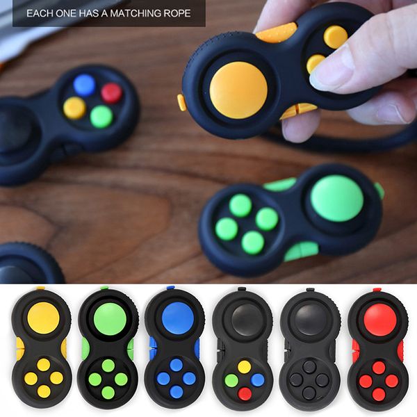 

game handle fidget pad four generation magic cube toys unzip stress reliever squeeze press autism anti-stress children decompression toy gif