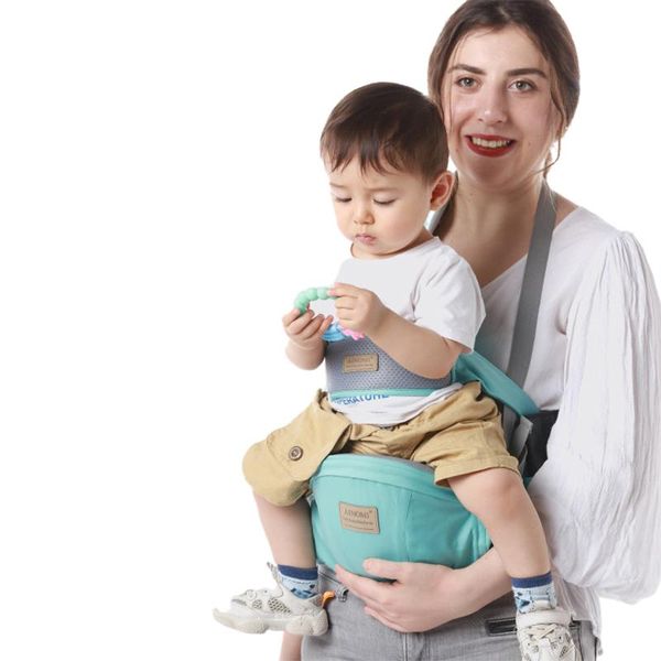 

baby carrier waist stool with adjustable belt non-slip breathable ergonomic hip seat walker sling kid infant hold carriers, slings & backpac
