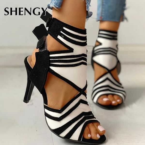 

summer pumps fashion woman sandals lace up high heel party zapatos de mujer sandalias verano para, Black