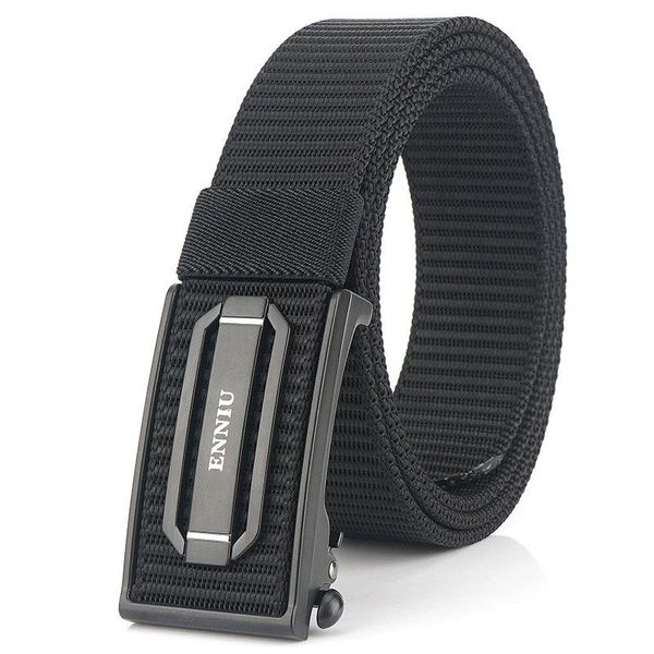 

belts belt for men chain jeans buckle nylon metal knitted ceinture luxe trending products 2021 canvas luxury casual cinturont, Black;brown