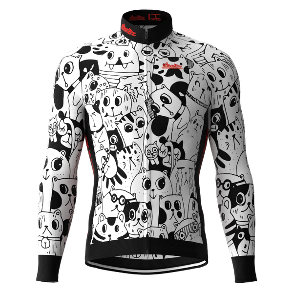 

racing jackets lairschdan men autumn long sleeve cycling jersey pro team quick dry cycle clothing ropa ciclismo hombre verano bicycle shirt, Black;red