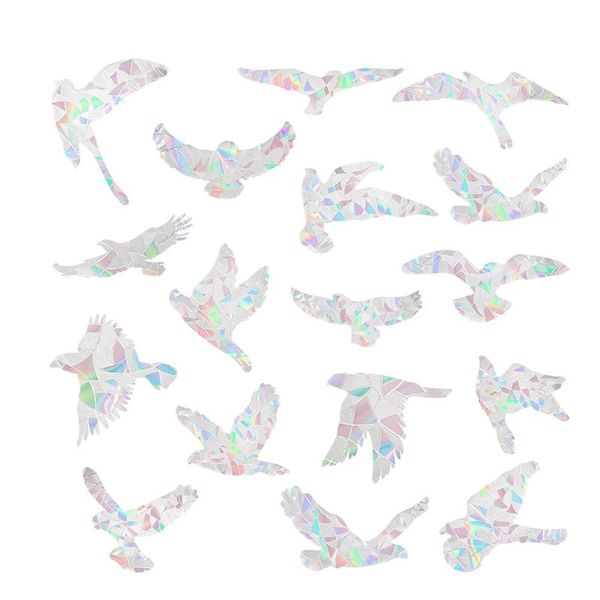 

window stickers 1 sheet indoor bird unique refraction decals adornments