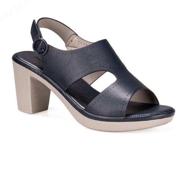 

high heels stiletto women leather sandals big sizes highheels, Black