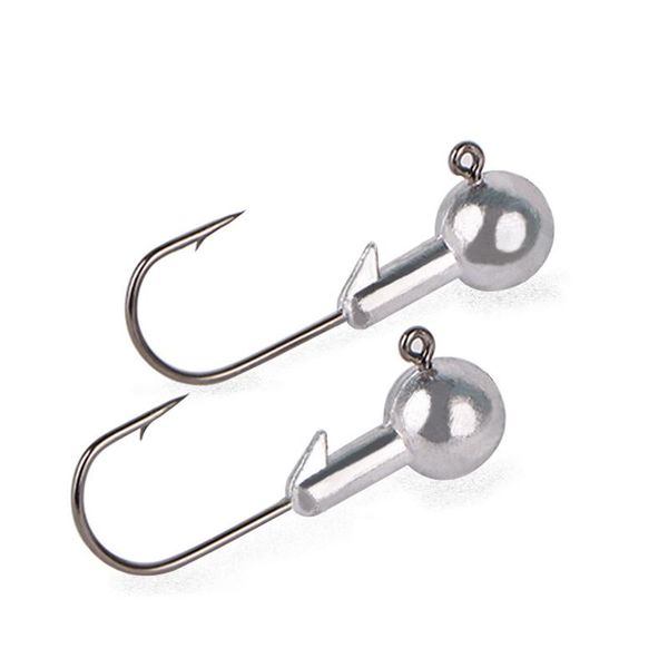 

fishing hooks 50pcs multiple weights crank jig head hook lead lure hard bait soft worm jigging