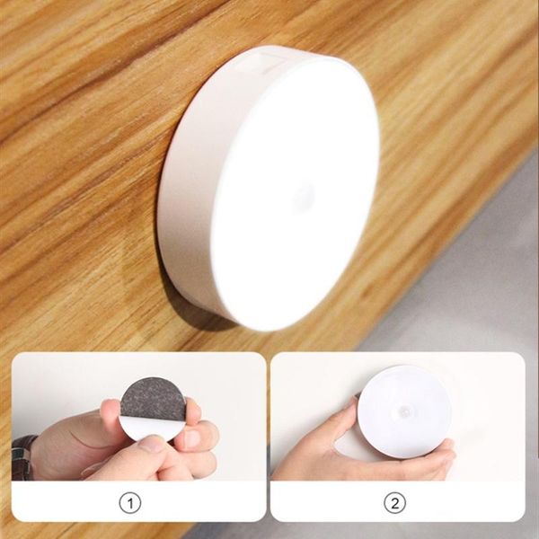 

night lights 6 led body induction sensor closet light automatic sensing wireless for bedroom stairs wardrobe cabinet lamp