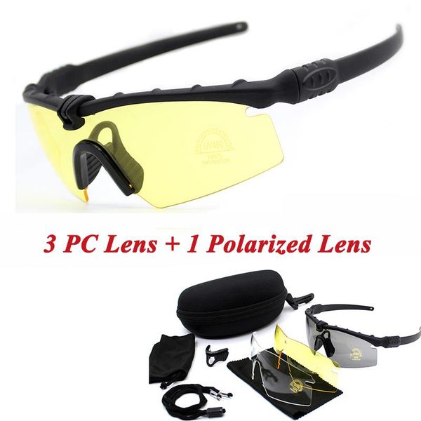 

outdoor eyewear paintball sport tactical goggles men hiking camping sunglasses mountain bike cycling polarized glasses