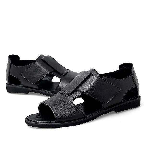 

sandals fashion hombre sandalias shoes for casual para sneakers sports casuales shoe 2021 breathabl sapatos men breathable mens man, Black