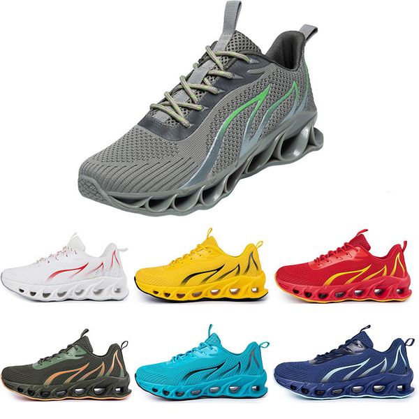 

running shoes non-brand men fashion trainers white black yellow gold navy blue bred green mens sports sneakers #216