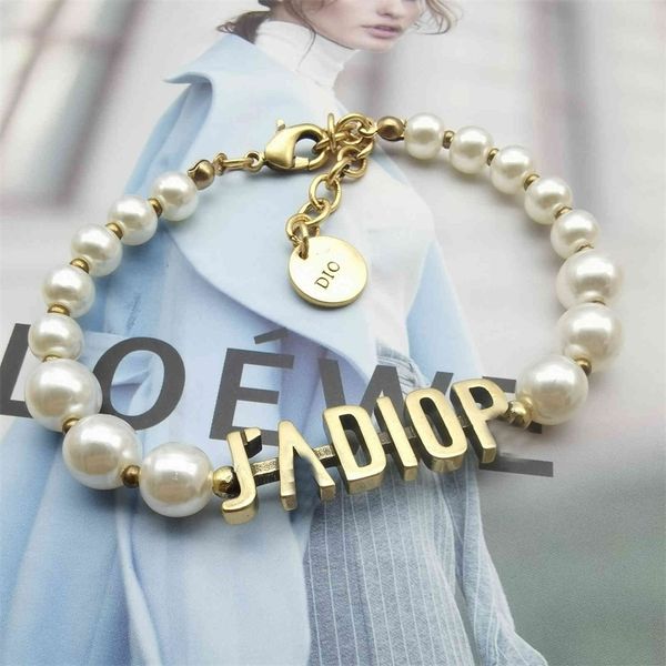 

simple fashion pearl bracelet women jewel luxury_9eo7, Black