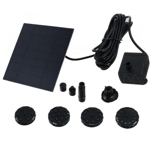 

solar power pump fountain water outdoor garden decorations