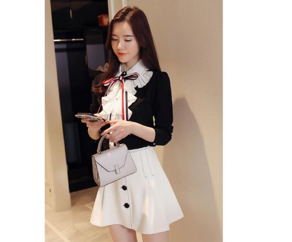

2021 summer fashion long sleeve women's shirt@20, White