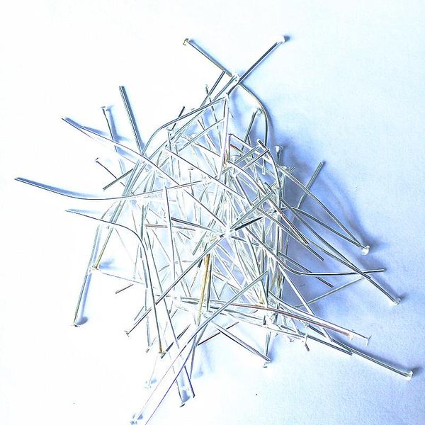 

, fashion jewelry accessories 500pcs/bag 40mm silver chandelier ball pins for making metal connectors crystal