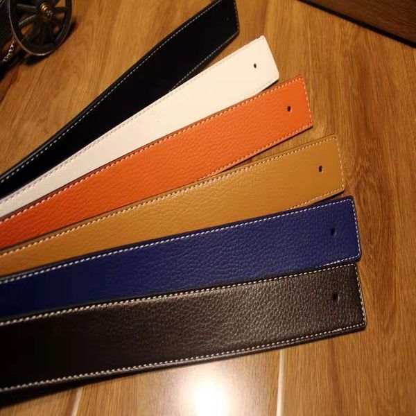 

luxury smooth buckle belt for men and women fashion designer belts width 3.8cm with box wholesale, Black;brown