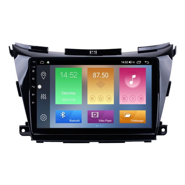 

android car dvd gps radio player for nissan murano 2015-2017 with usb wifi mirror link support steering wheel control 10.1 inch