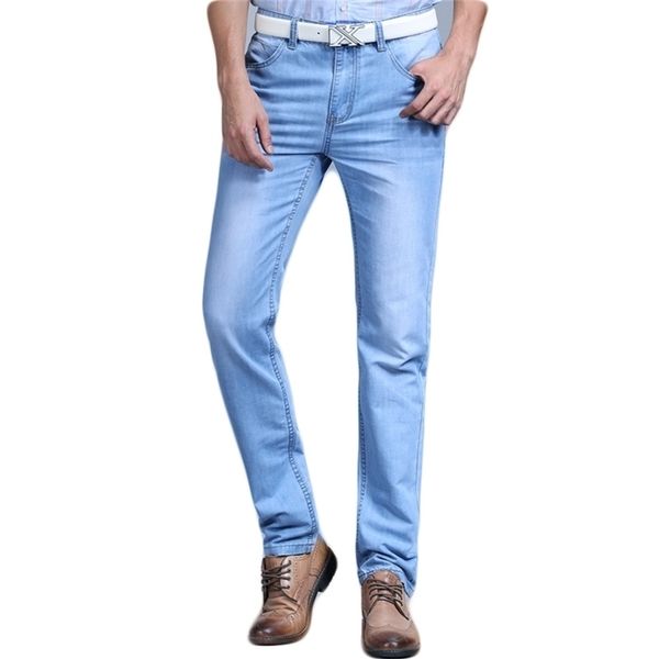 

spring summer utr thin men's jeans menpants clothes new fashion brand 210331, Blue