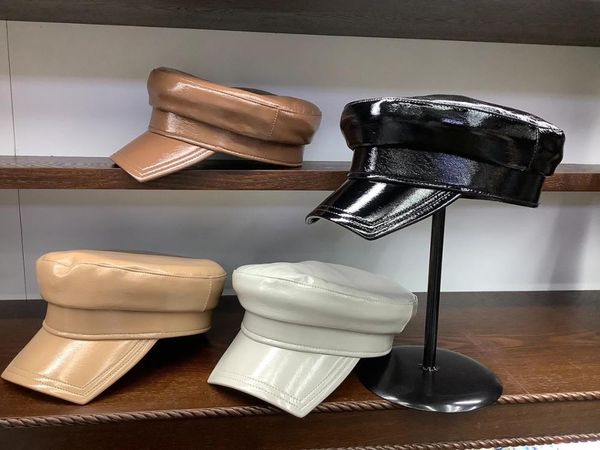 

fedora hat women cap womens hats fashionable beret berets, Blue;gray