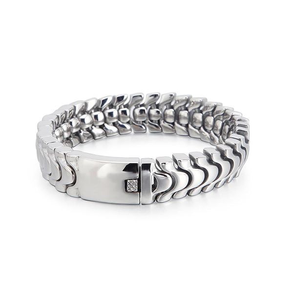 

charm bracelets jewels store high polished shiny men 21cm stainless steel arrow shaped link chain bracelet fashion male accessories, Golden;silver