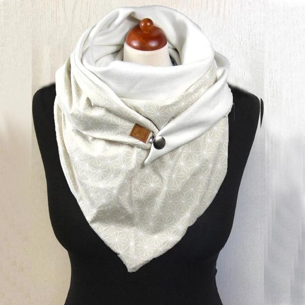 

scarves fashion scarf women bufandas invierno mujer soild dot printing button soft wrap casual warm shawls foulard femme 2021, Blue;gray