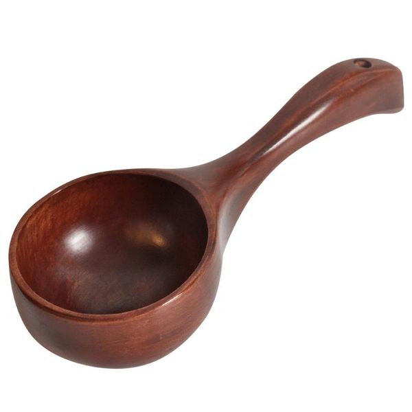 

1pc wooden spoon soup wood ladle kitchen cooking scoop tableware spoons