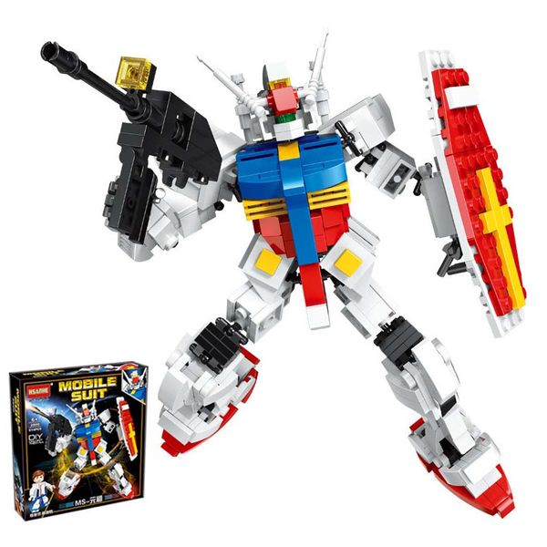 

war mecha classic gundamed model figures gundamed rx78 building block bricks christmas toys