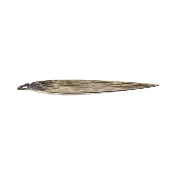 

fragrance lamps metal leaf shape incense stick holder retro censer home adornment