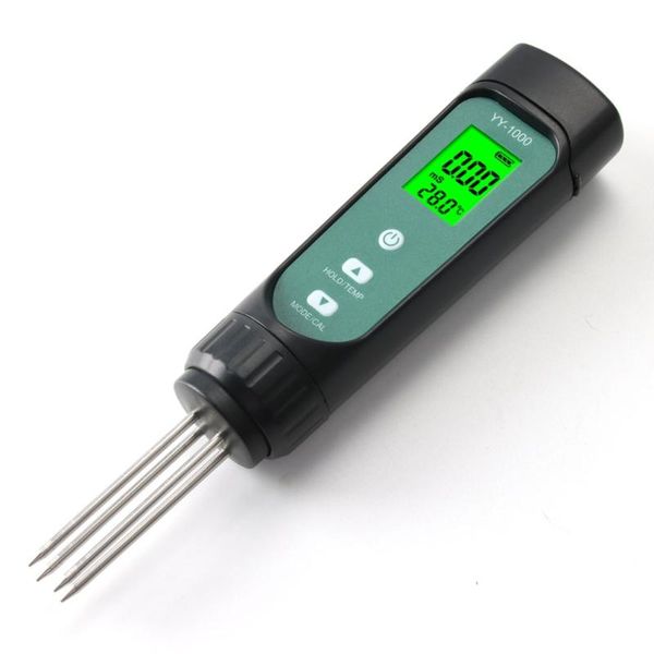

meters 2021 portable soil tester probes test analyzer for temperature ec moisture