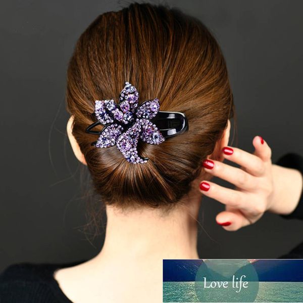 

korean hairpin women hair clips female elegant duckbill clip claws hairgrip fashion accessories headwear, Silver