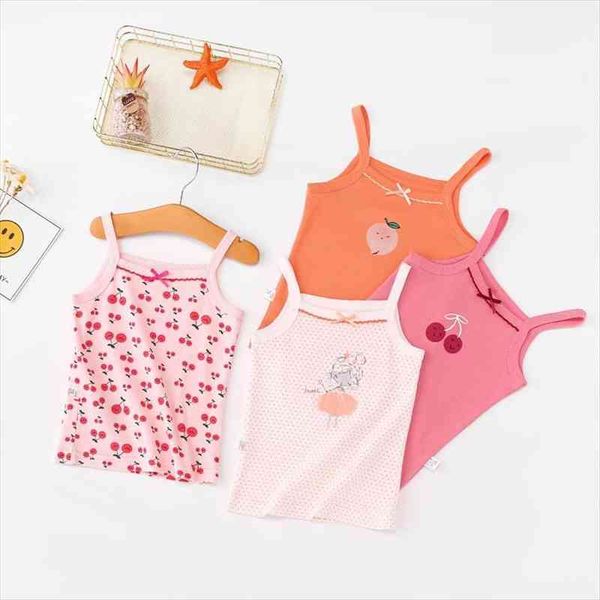 

baby undershirt singlet cotton for girls boys vests children t shirt summer camisoles cartoon underwear kids tanks, Blue