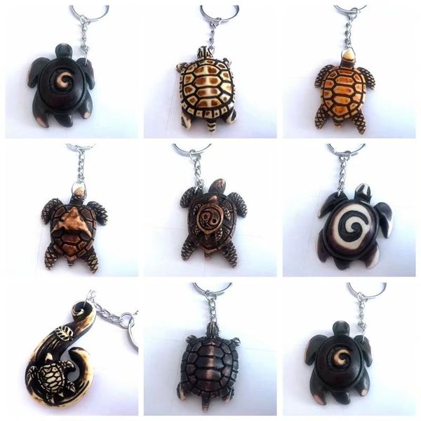 

12 pcs simple inspirational gift turtle keychain for women men boys jewelry keyring, Slivery;golden