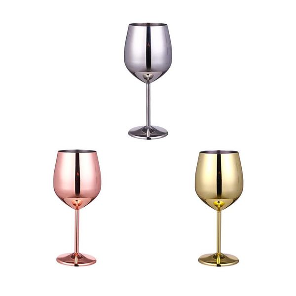 

mugs 500ml stainless steel champagne cup metal cocktail juice drink goblets red wine glass bar party restaurant kitchen tools