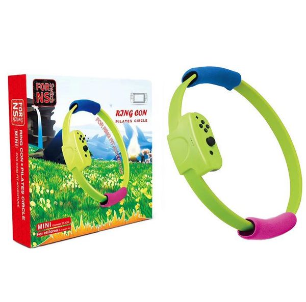 

game controllers & joysticks 3 in 1 fitness ring ringfit adventure adjustable elastic leg strap sport band ring-con grips joy-con for ninten
